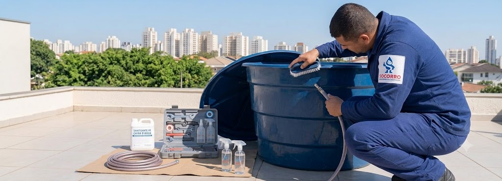 Limpeza de Caixa D'água em Penha